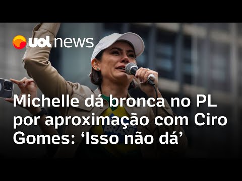 Michelle Bolsonaro dá bronca no PL por aproximação com Ciro Gomes, crítico de Jair: 'Isso não dá'