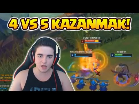 LOLDE 4V5 OYUN KAZANMAK! (Yayın Anları 44)