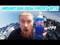 Mountain Dew Frost Bite Chug Ice Cold Satisfying