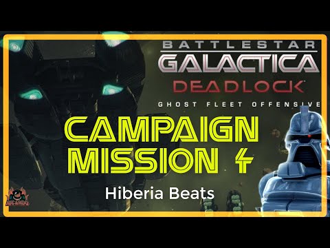 Ghost Fleet Offensive Hibernia Beats Mission 4 // Battlestar Galactica Deadlock Gameplay