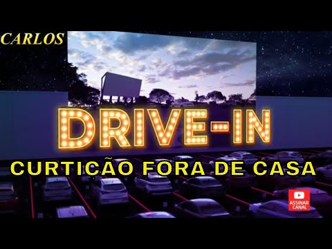 CARLOS - FOMOS EM UM CINEMA  DRIVE-IN PELA  PRIMEIRA VEZ! SENSACIONAL CURTINDO COM A FAMILIA.