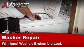 Whirlpool Washer Repair: Broken Lid Lock - Lid Switch