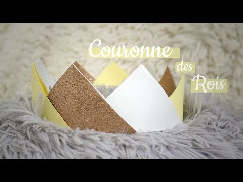 activité manuelle couronne FACILE - galette des rois -diy