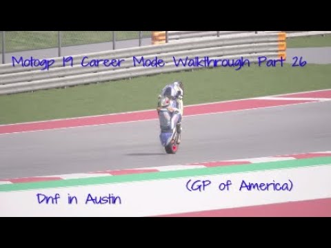 Motogp 19 Career Mode Walkthrough Part 26  - Dnf at Austin -  (GP of America)