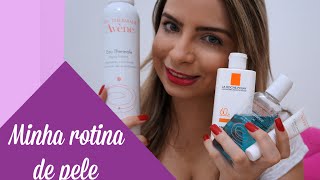 Rotina de pele com águas termais