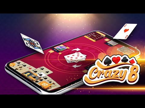 Crazy 8 Offline - Single Player Card Game Video