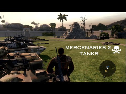 Mercenaries 2 World in Flames Gameplay - ALL TANKS ⛴