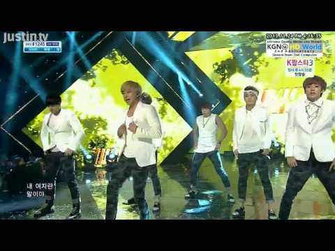 131124 U-Kiss on SBS Inkigayo - She's Mine