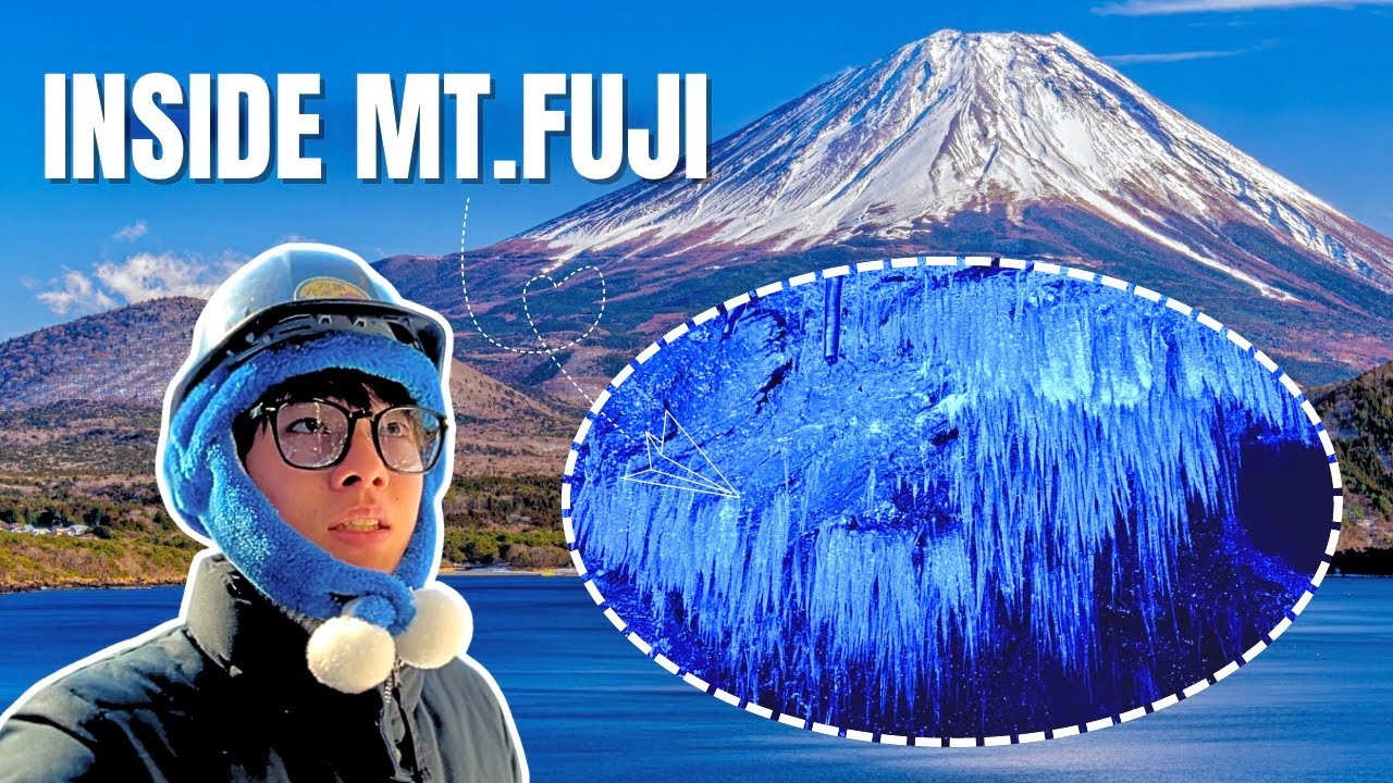 A traveler explores Narusawa Ice Cave in this video tour.