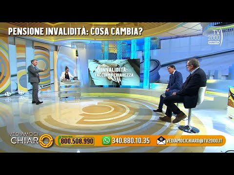 Vediamoci Chiaro (TV2000), 1 dicembre 2022 - Pensione invalidità, le novità