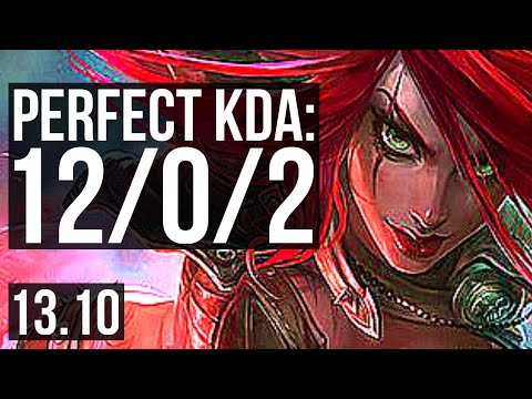 KATARINA vs LUCIAN (MID) | 12/0/2, 2.3M mastery, Rank 7 Kata, Legendary | KR Grandmaster | 13.10