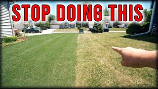 The WORST THING You Can Do To Your LAWN