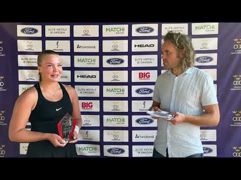 Intervju med Clarissa Bliomqvist efter segern i Malmö