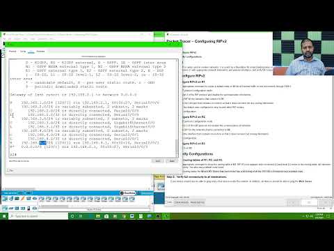 Lab 3.2.1.8 Packet Tracer - Configuring RIPv2 - Professor Munshi Shams (CCNA 2)