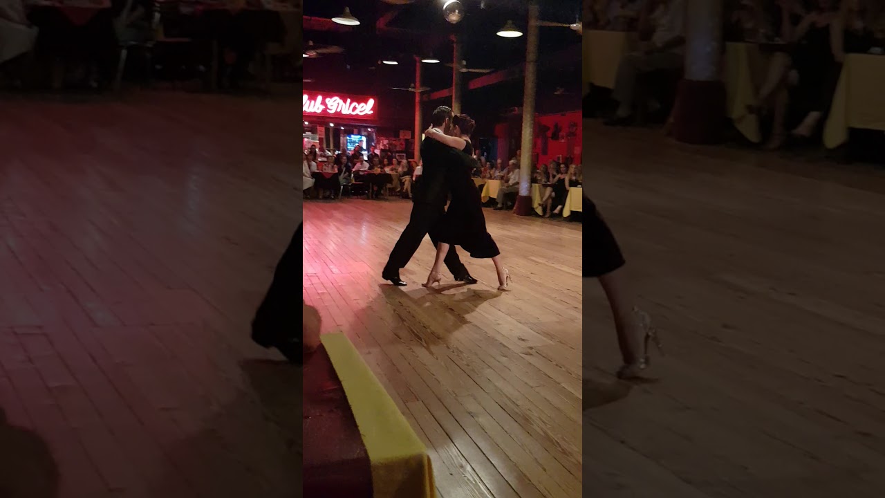 Vanesa Villalba & Facundo Pinero tango performance, Club Gricel, Milonga Derecho Viejo 1/3