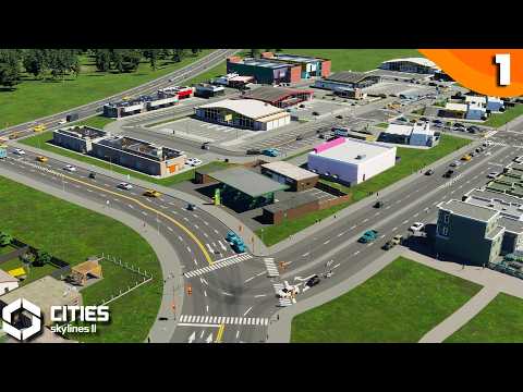 A brand new city in Cities Skylines 2