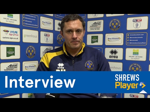INTERVIEW | Paul Hurst pre Bury (H) - Town TV