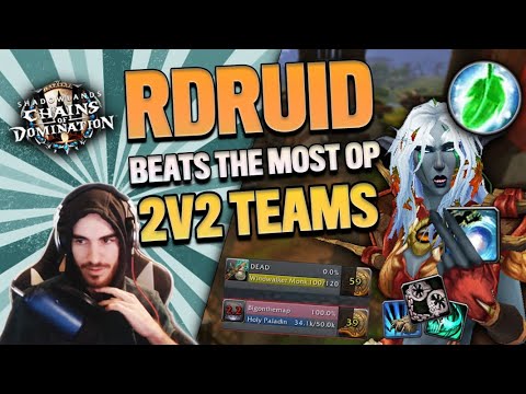 RESTO DRUID PVP 2400 rating!! || Resto druid Bm hunter 2v2 with Hogx || By Multi Rank 1 Healer