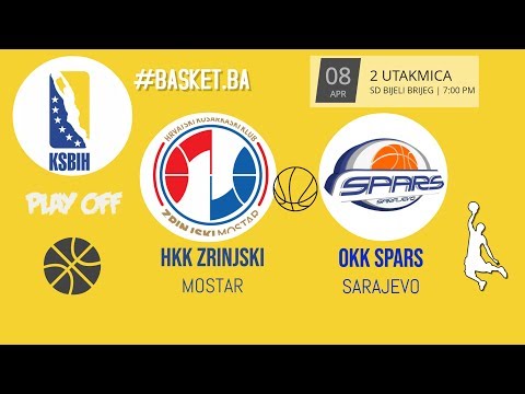 KSBIHLIVE ◘ HKK Zrinjski VS OKK Spars ◘ 2. UTAKMICA - PLAY OFF ◘ 2018/2019