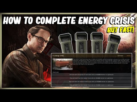 HOW TO COMPLETE ENERGY CRISIS IN EFT - ESCAPE FROM TARKOV - MECHANIC LIGHTHOUSE TASK MARKERS - 12.12