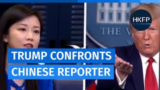 Hong Kong Free Press: Donald Trump confronts Chinese Phoenix TV reporter