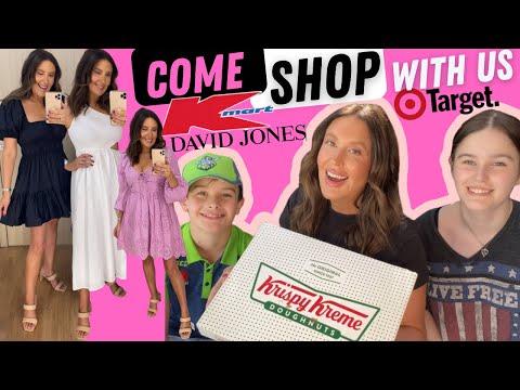 KMART, TARGET TRY ON & DAVID JONES VENHA COMPRAR CONOSCO E KRISPY KRÈME TASTING #kmartaustralia