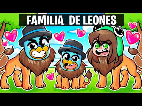 Having a FAMILY of LIONS in Roblox!