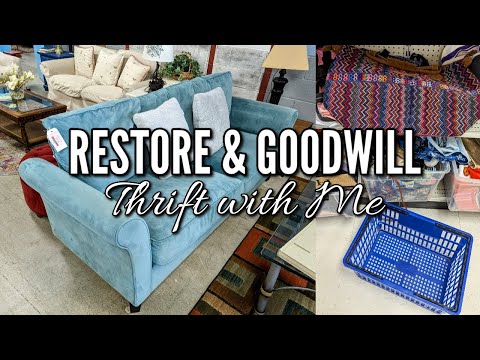 WHY WAS IT ONLY $20? RESTORE & GOODWILL THRIFT WITH ME + WHAT I SCORED!