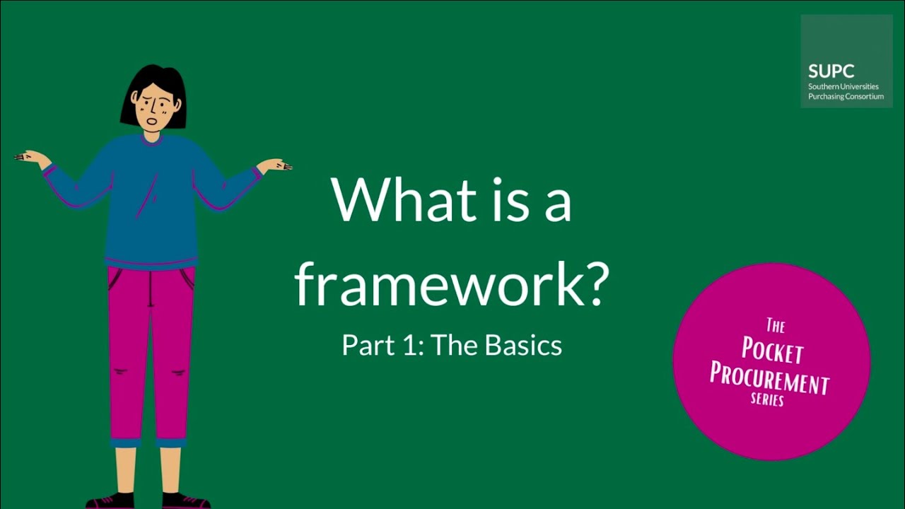 What is a framework? Part 1: The Basics