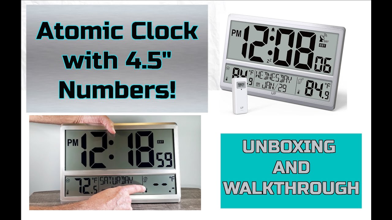 The Atomic Clock! Great for Seniors  or Anyone - My Mom Loves It