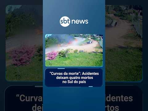 “Curvas da morte”: Dois acidentes deixam quatro mortos no Sul do país | #SBTManhã