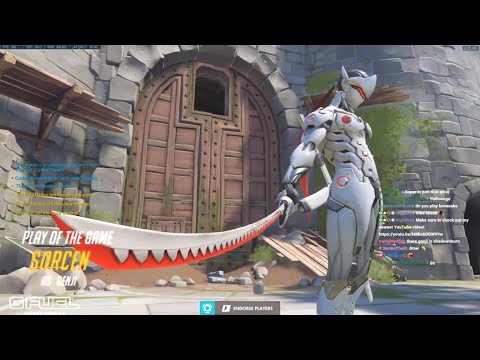 Overwatch Fastest Genji God Necros Road To Rank 1 Spot -POTG-