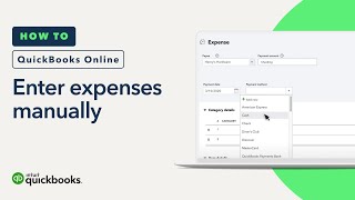 How to enter expenses without a connected bank in QuickBooks Online