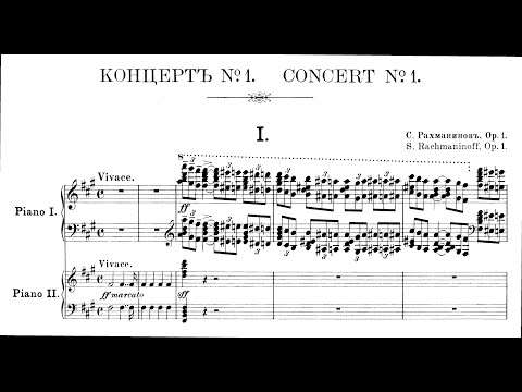 Rachmaninoff: Piano Concerto No.1 in F# minor (Janis, Nebolsin)