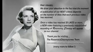 Rosemary Clooney - Non Dimenticar (means don't forget you are my darling) a.o.