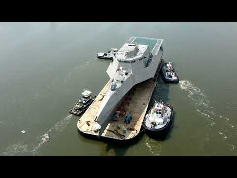 Austal USA - LCS Launch Highlight Video