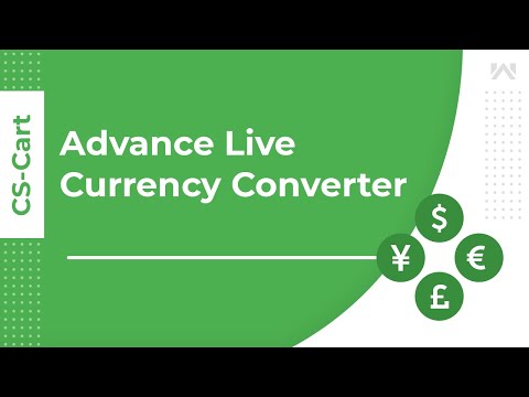 CS-Cart Advance Live Currency Converter