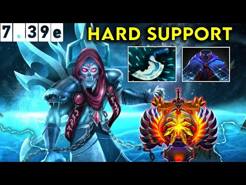 Lich Immortal Hard Support - Dota 2 Patch 7.39d Pro Pub Gameplay
