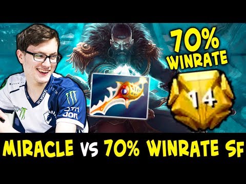Miracle RAPIER Kunkka vs 70% winrate SF — gold tier SPAMMER