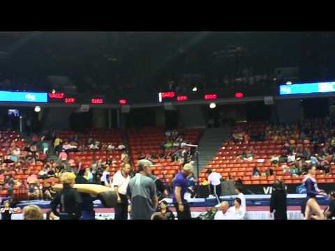 Gabby Douglas Bar Warm Up 2012 US Classic