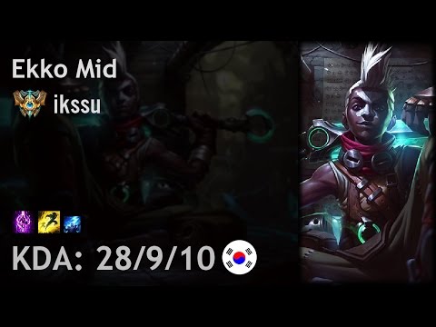 Ekko Mid vs Aurelion Sol - ikssu - KR Challenger Patch 6.21