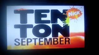 Nickelodeon Ten Ton September Promo (August 17, 2007)