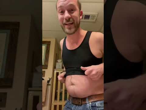 Hide Man Boobs With This Tank Top - Slimming Shapewear Tank Top For Men - Shirts for Big Boys & Men