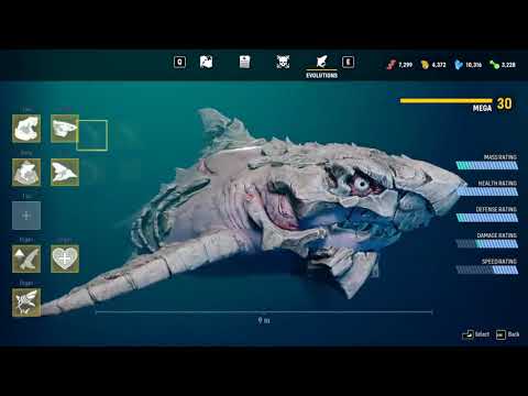 Maneater  | Bone Evolution - Maxed out Mega