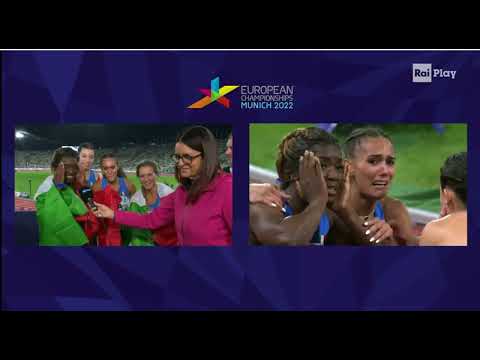 Sono felice che sia venuto dentro... prendiamocelo tutto! Atletica leggera 4X100