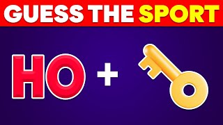 Guess the SPORT by Emoji? ⚽ Emoji Quiz