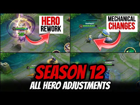 Season 12 Hero Adjustments | New Patch | Honor of Kings 