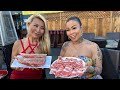 TGI KOREAN BBQ In L A With RainaHuang
