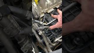 2017 VW Jetta 1.4 turbo Intake valve cleaning movie 2