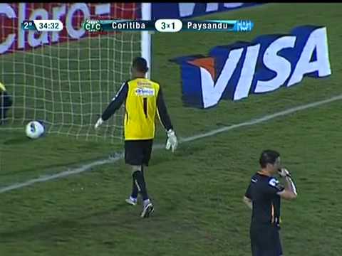 Goleiro Paulo Rafael Defende o a cobrança de penalti- Coritiba 4x1 Paysandu- COPA DO BRASIL 2012